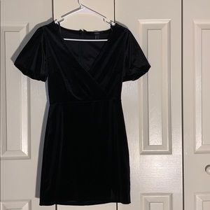 A Black velvet Dress